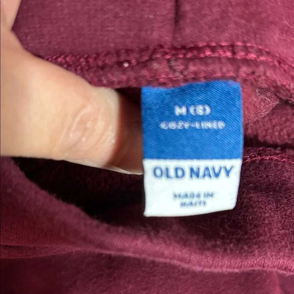 Old Navy Kids Burgundy Leggings - Picture 2 of 4
